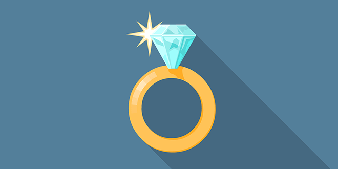 ダイヤモンドとリング