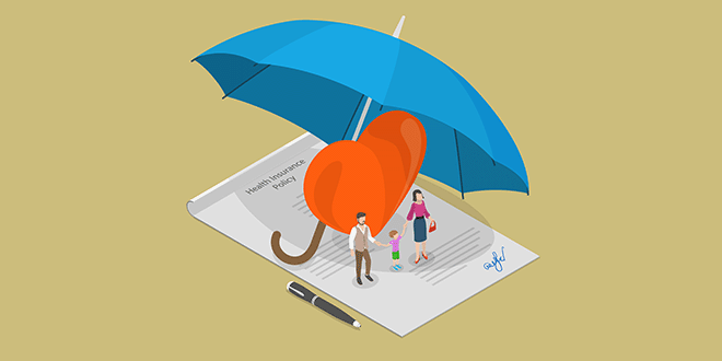 生命保険の契約書のイメージ
